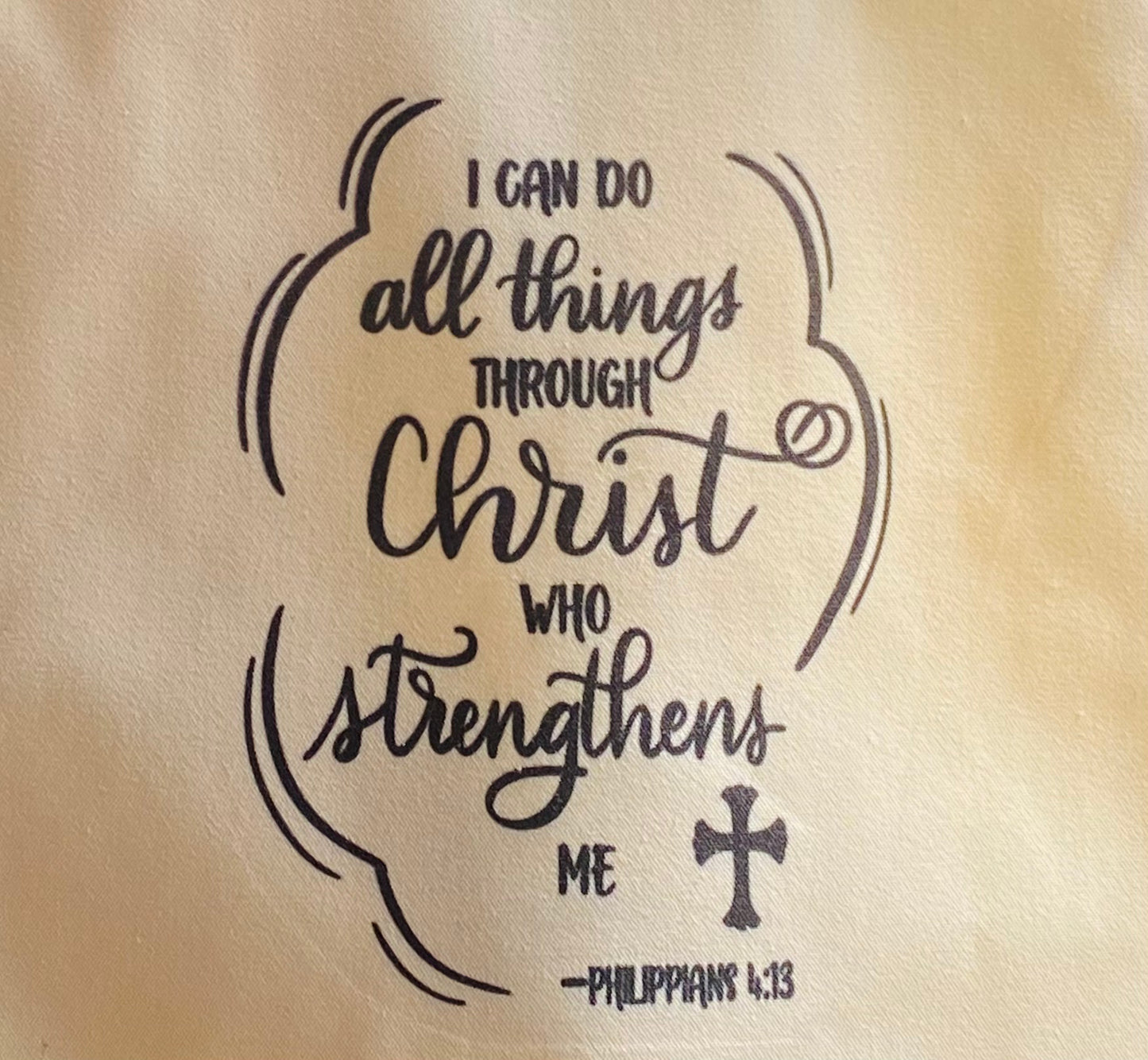 Phil. 4:13 canvas tote bag