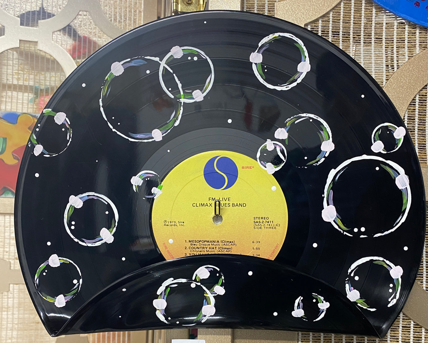 Bubbles Vinyl Record Shelf
