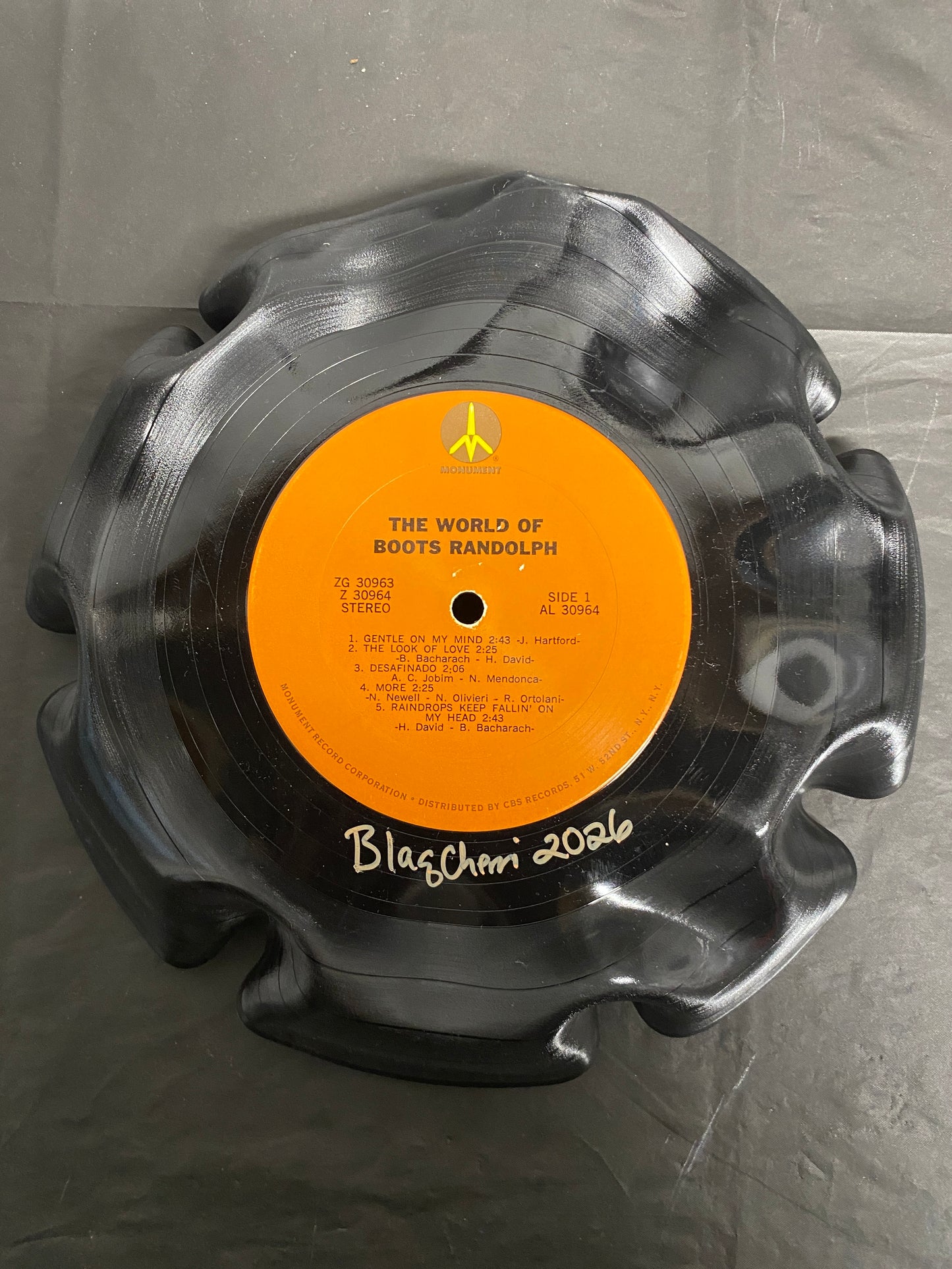 Vinyl Record Bowl