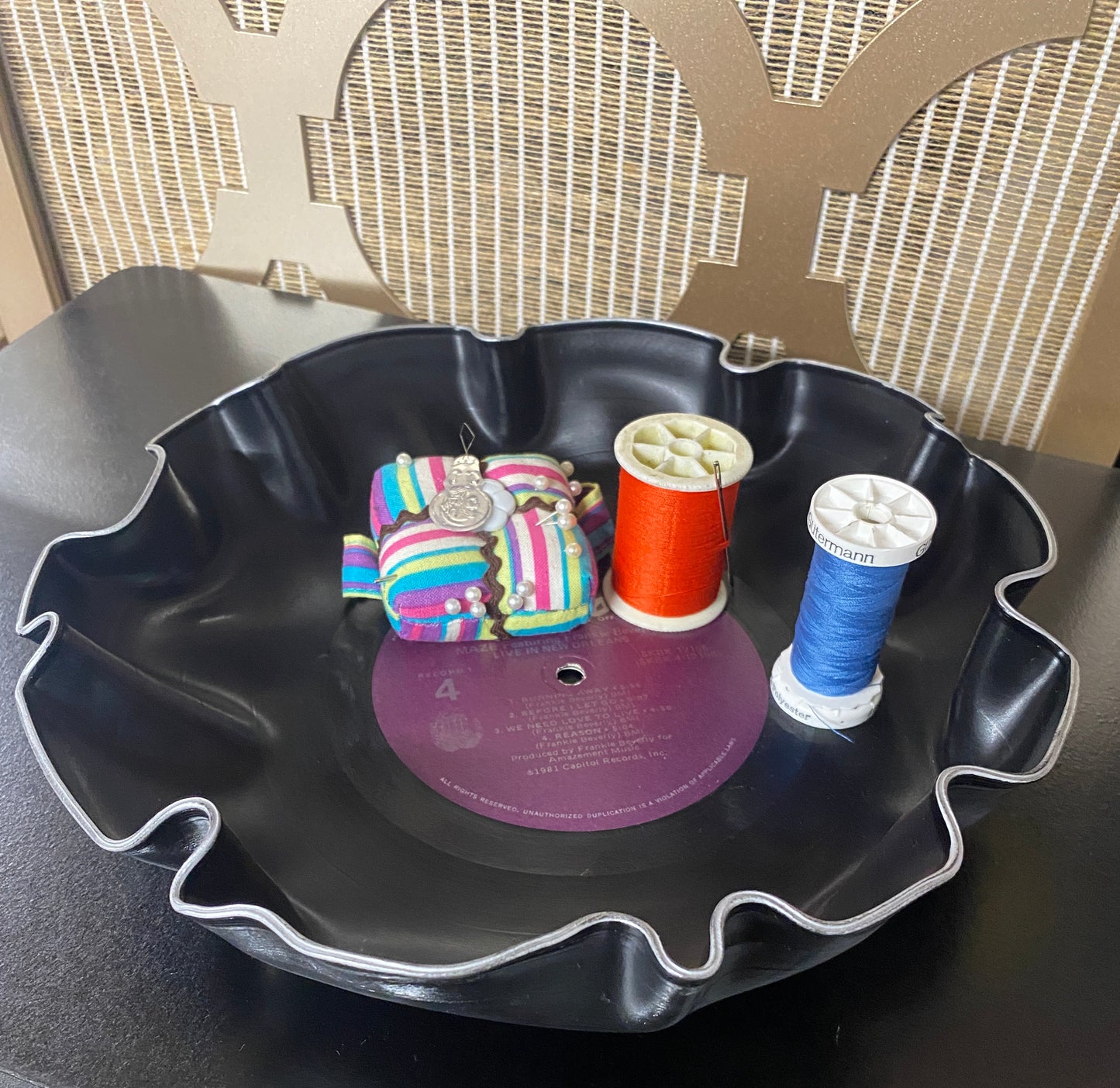 Vinyl Record Bowl