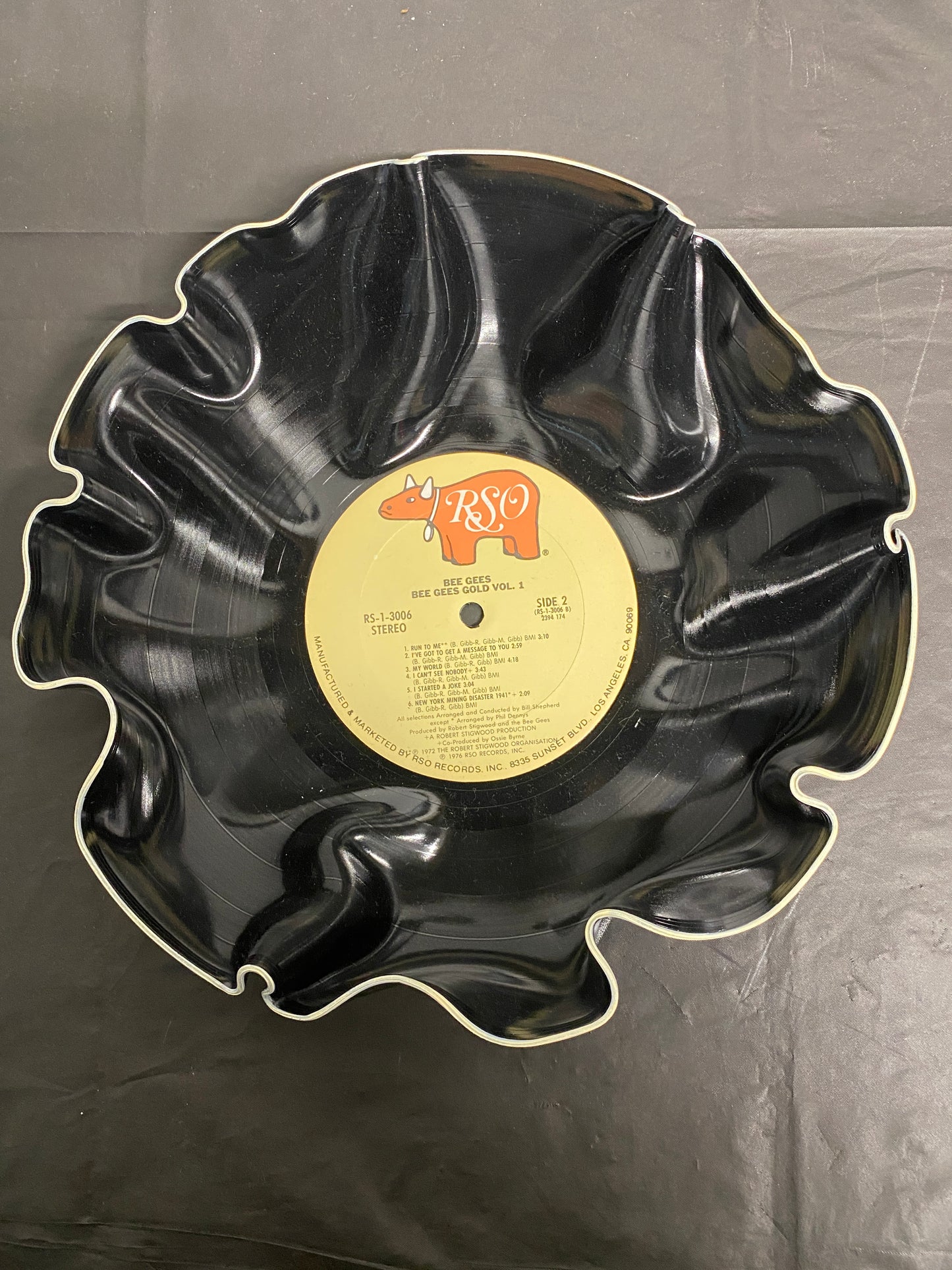 Vinyl Record Bowl