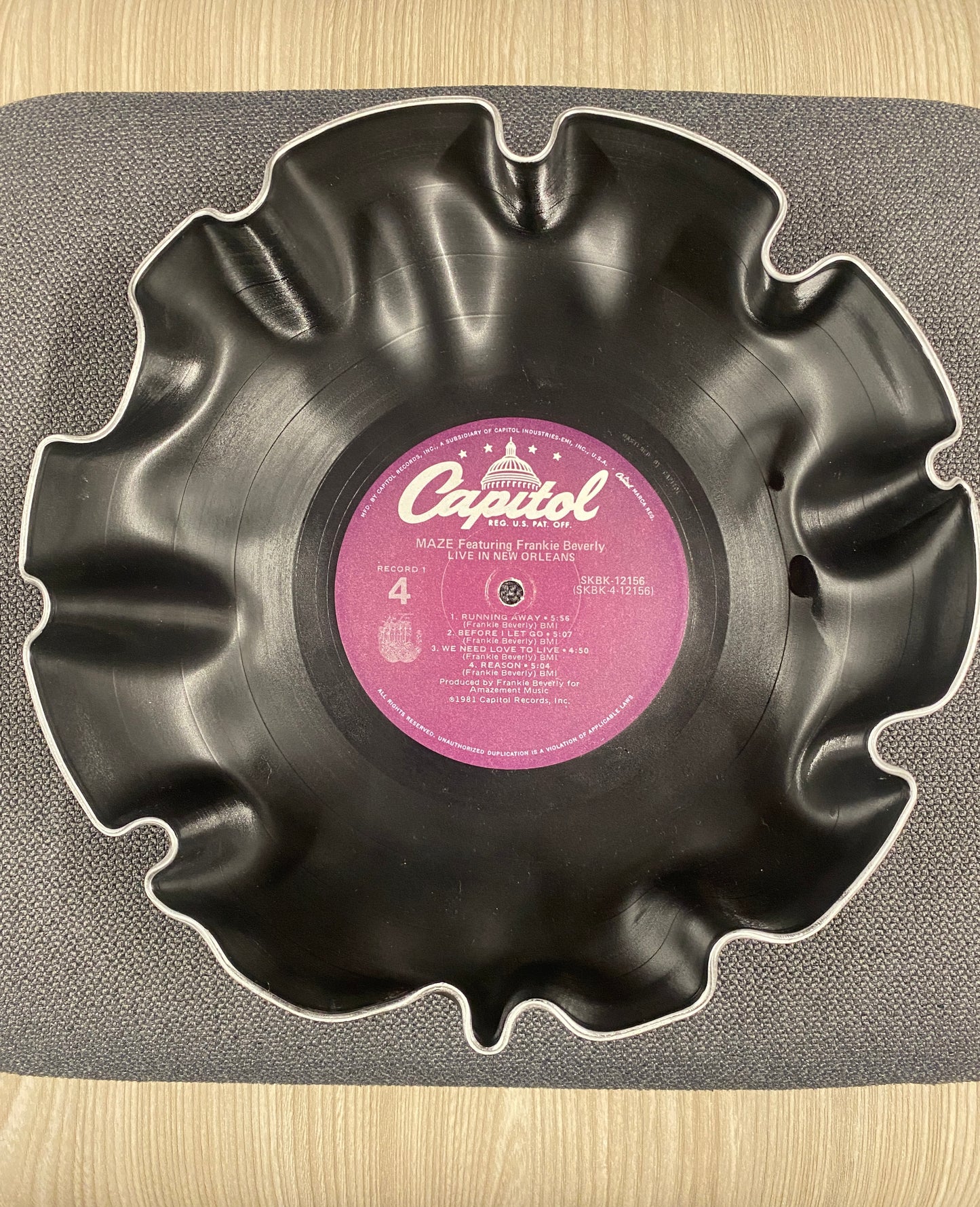 Vinyl Record Bowl