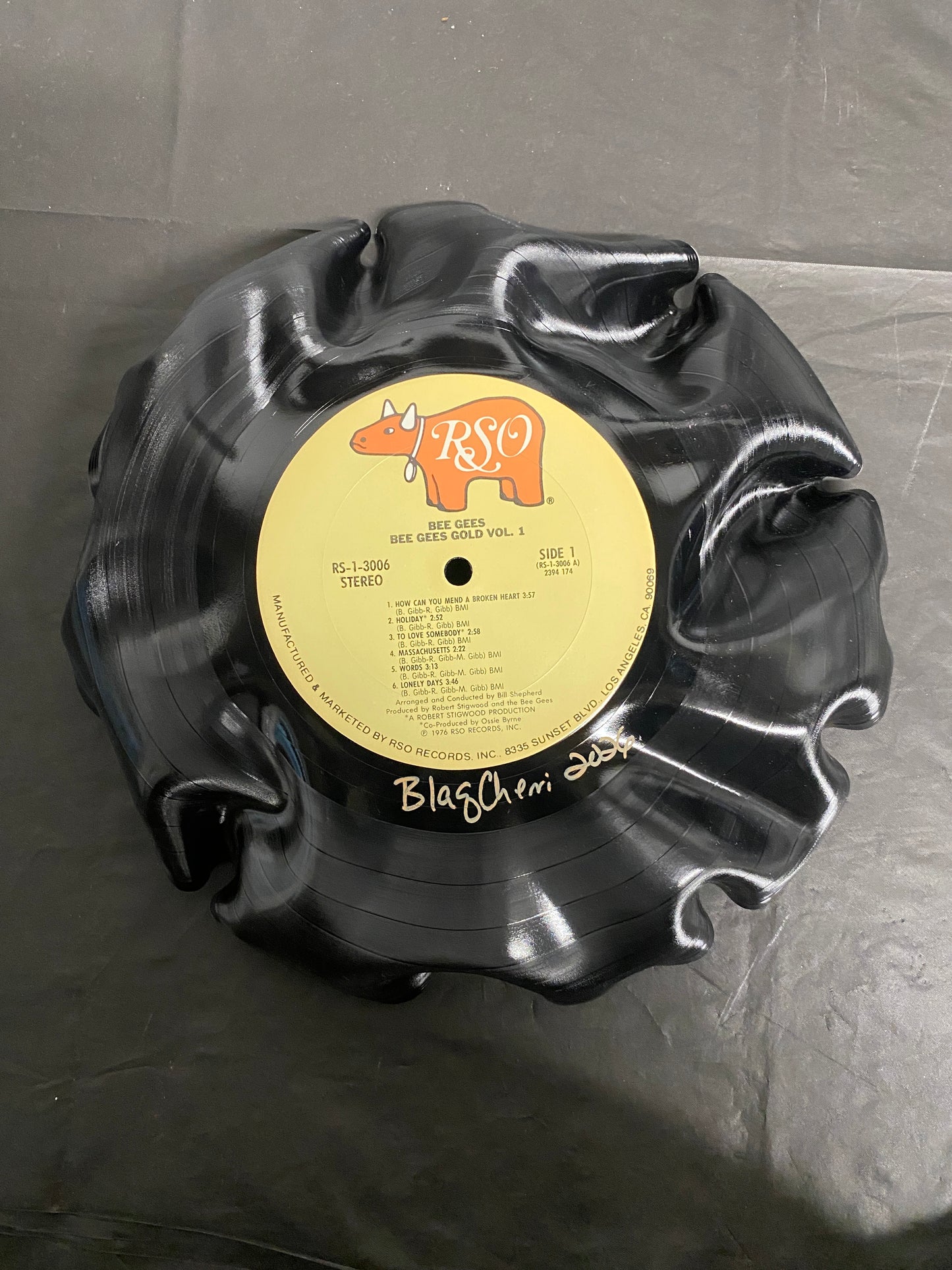 Vinyl Record Bowl