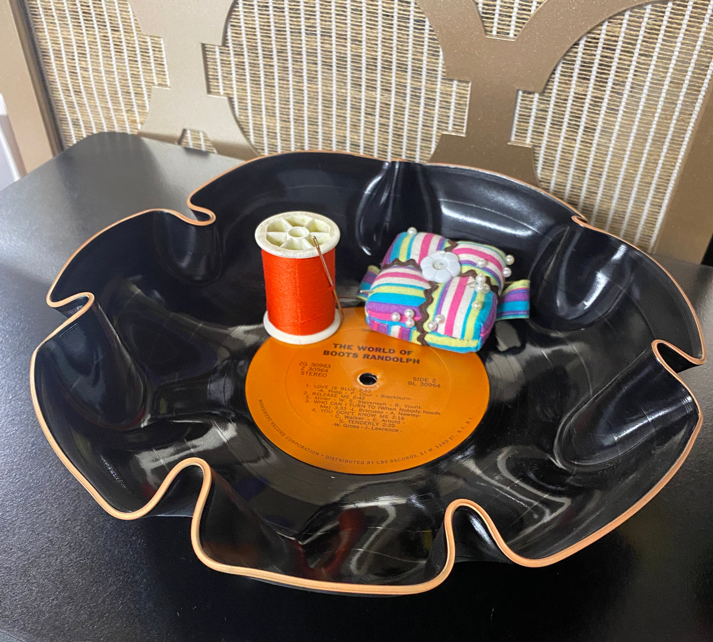 Vinyl Record Bowl