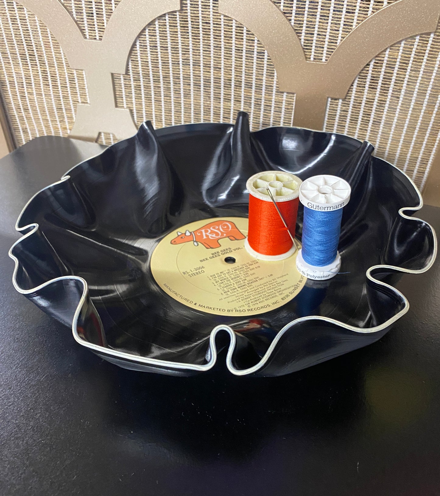 Vinyl Record Bowl