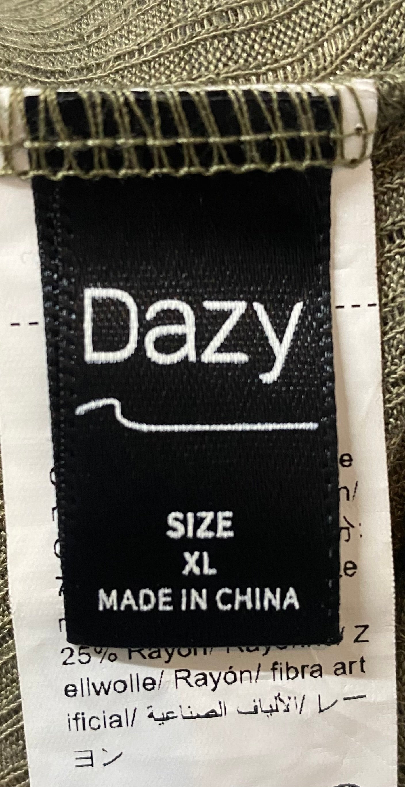 Olive Cardigan size XL