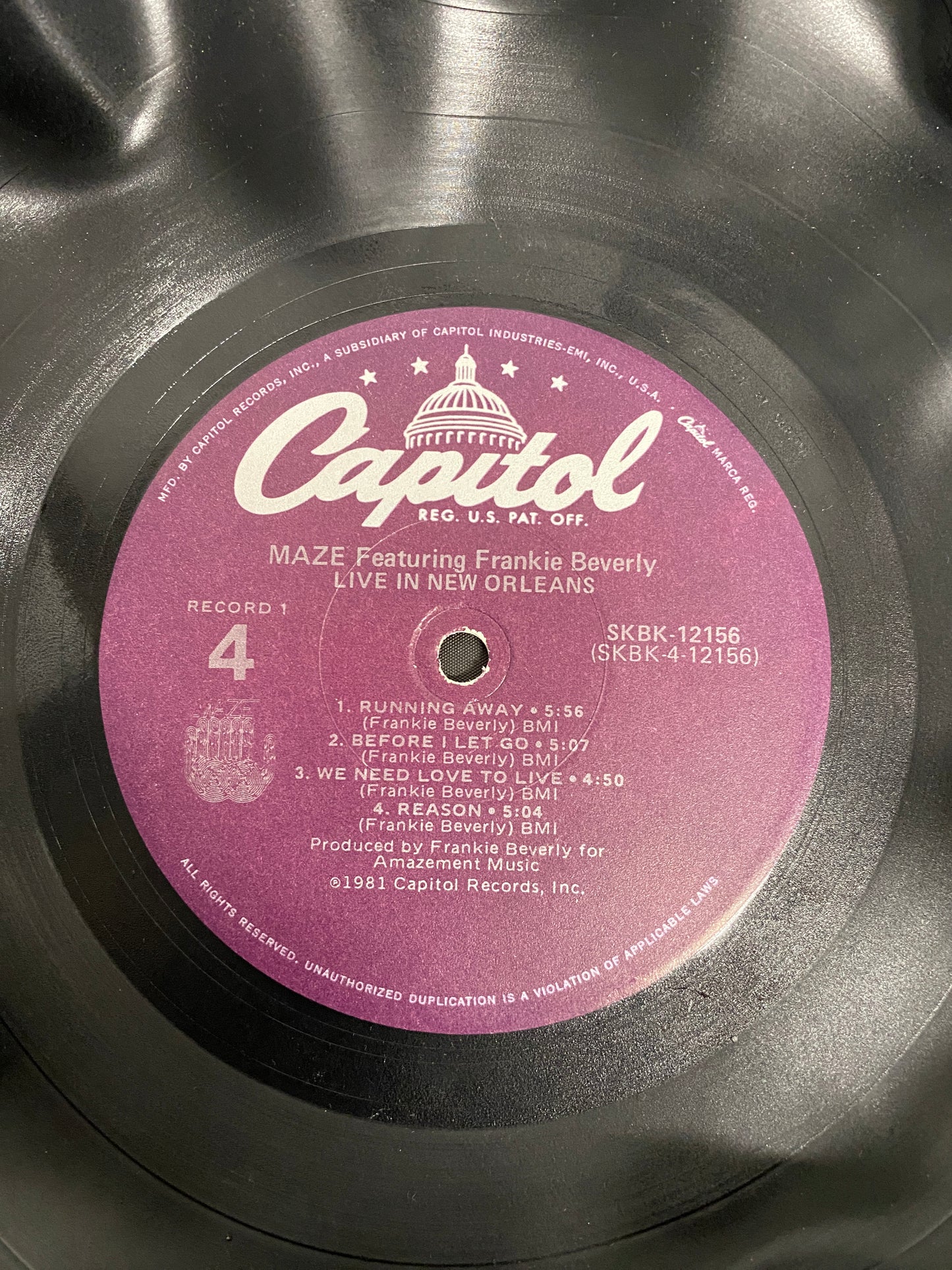 Vinyl Record Bowl