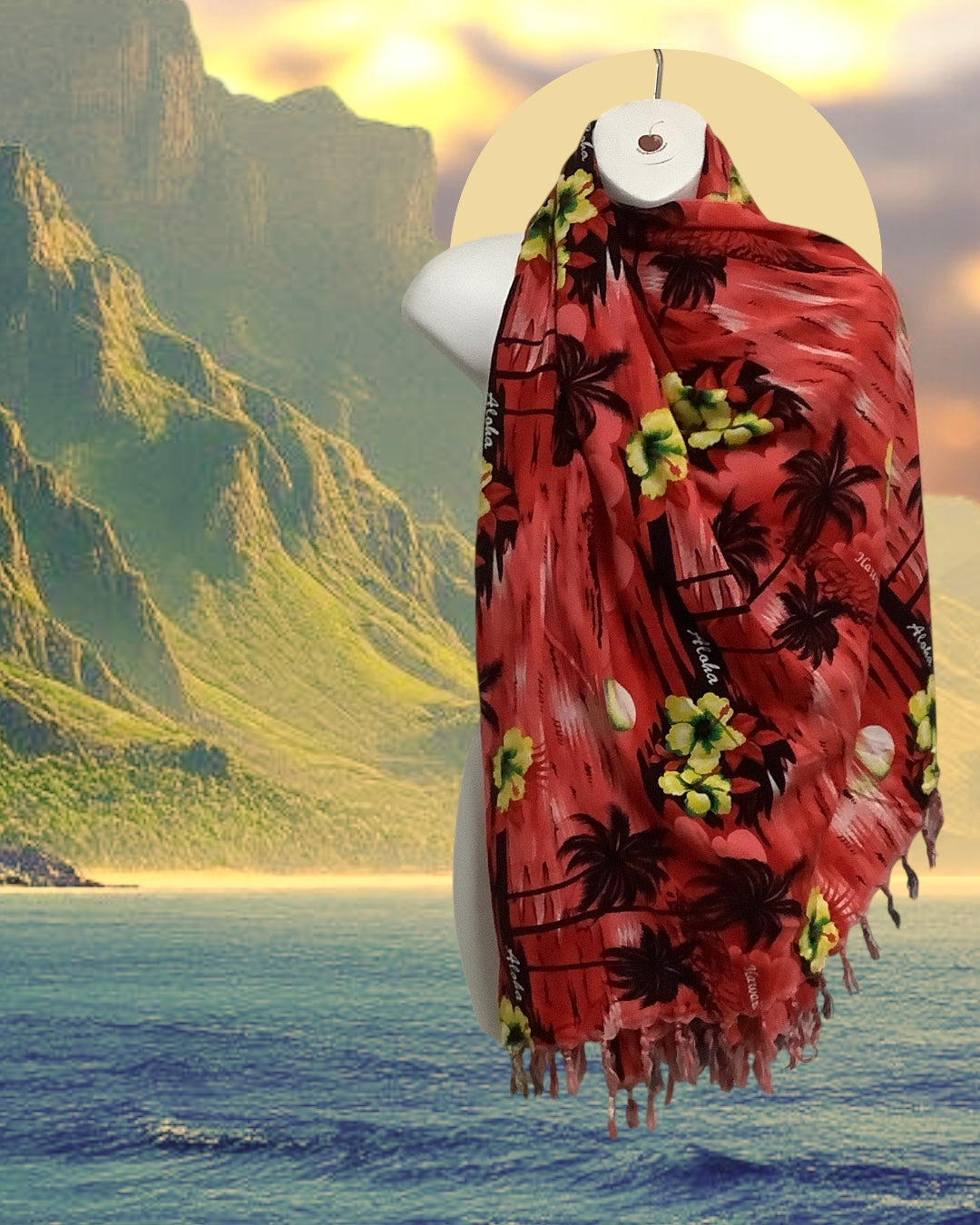 Tropical scarf (used)