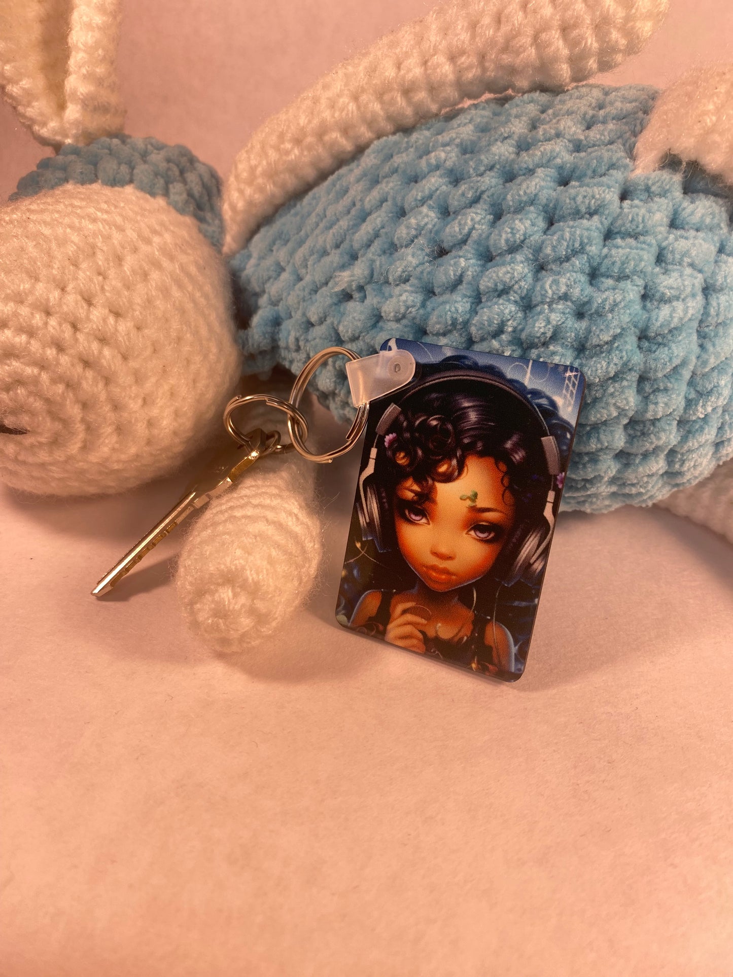 Beautiful Girl Keychain